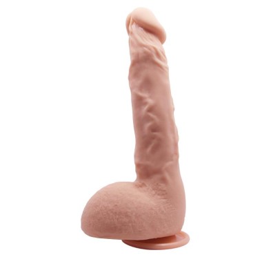 Elastyczne realistyczne dildo 24 cm żylaste skóra